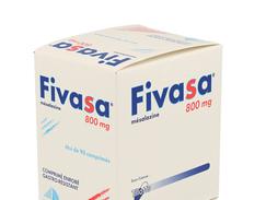 Fivasa 800 mg, comprimé enrobé gastro-résistant, boîte de 90