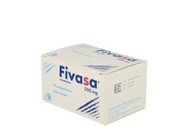 Fivasa 500 mg, suppositoire, boîte de 6 films thermosoudés de 5