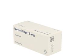 Biotine bayer 5 mg, comprimé, boîte de 6 plaquettes thermoformées de 10