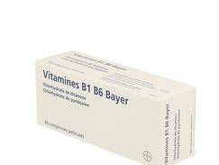 Vitamine b1 b6 bayer, comprimé pelliculé, boîte de 4 plaquettes thermoformées de 10