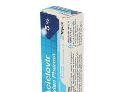 Aciclovir mylan pharma 5 %, crème, flacon avec pompe doseuse de 2 g