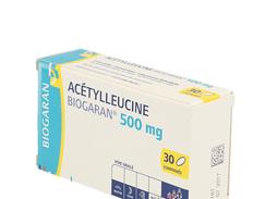 Acetylleucine biogaran 500 mg, comprimé, boîte de 30