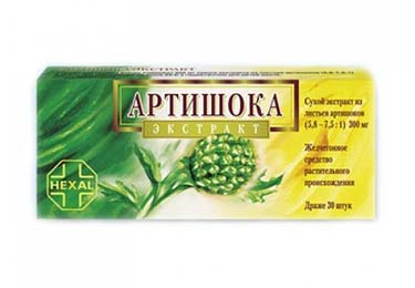 Артишока экстракт гексал Артишока экстракт гексал