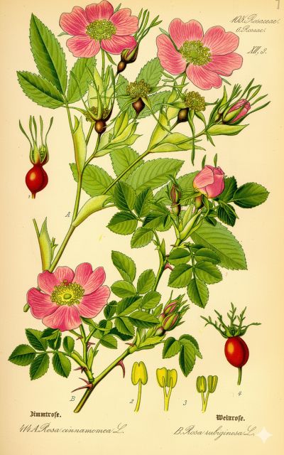 Шиповник майский, лекарственные свойства, пищевые и лекарственные растения, энциклопедия, рецепт приготовления, настойка, отвар,  медицина