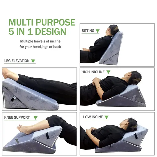 The Pain Relieving Adjustable Bed Wedge
