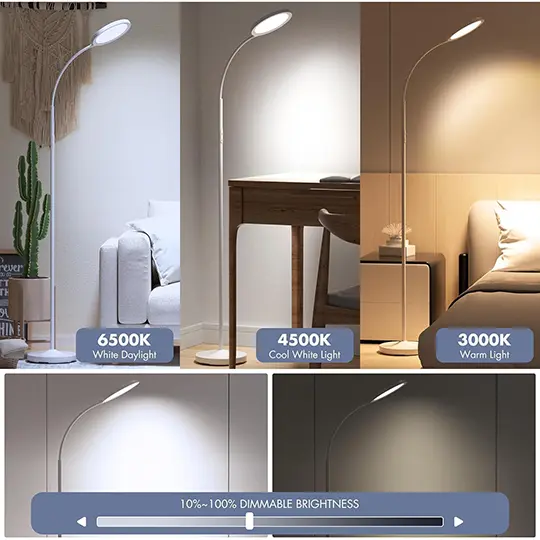 The Dimmable and Custom Color Temperature Standing Lamp