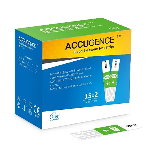 Blood Glucose, β-Ketone and Uric Acid 4 in1 at Home Multi-Monitor System